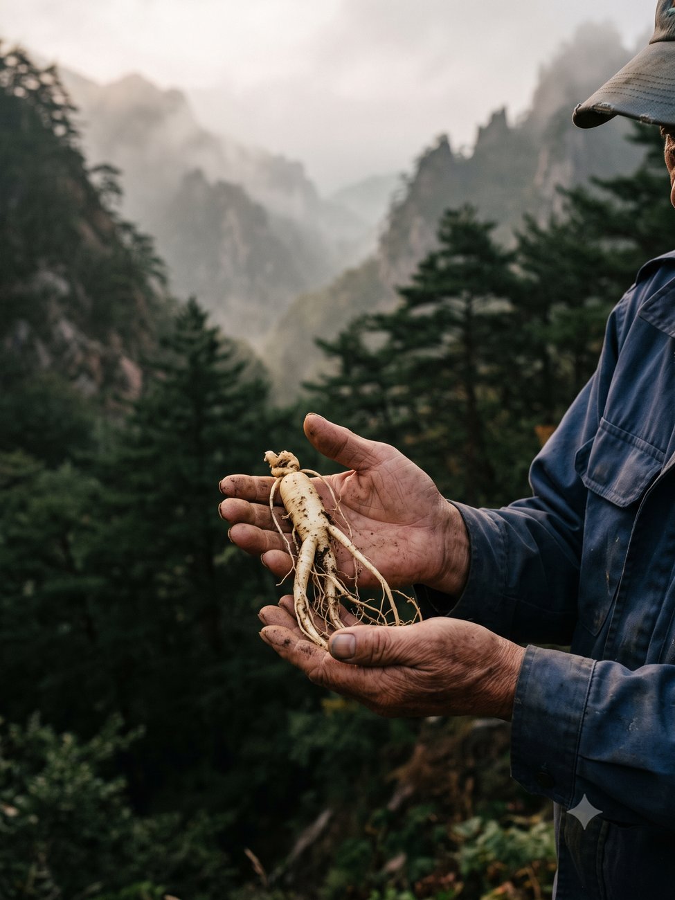 Cultured wild ginseng root